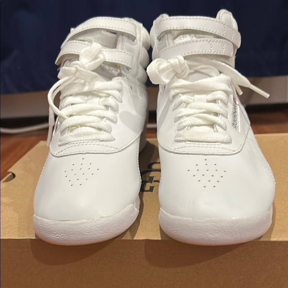 Reebok White High-Top Sneakers